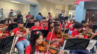  Travis HS orchestra students